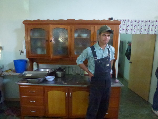 A Friesen Son with in the Kitchen