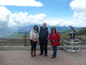 At the Top of Pichincha Volcano