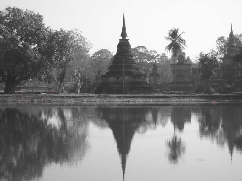 Temple on water