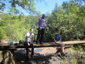 Relaxing at Phiphidi Waterfalls