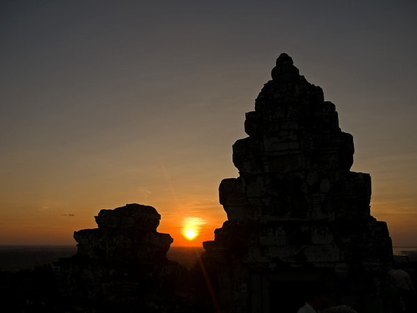Sunset over Angkor