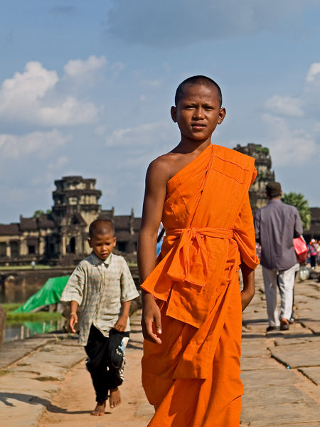 A boy monk