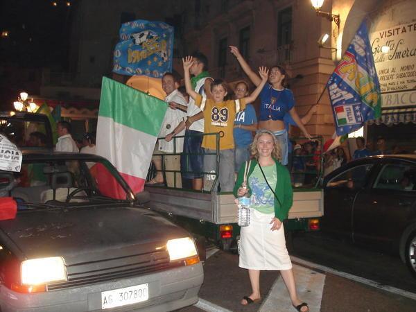 Celebrations in the street