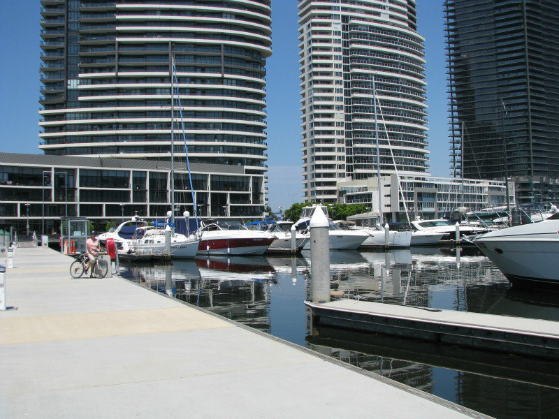 Downtown marina in Melbourne