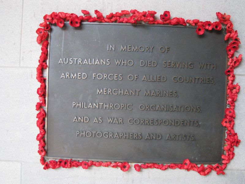 the War Memorial in Canberra