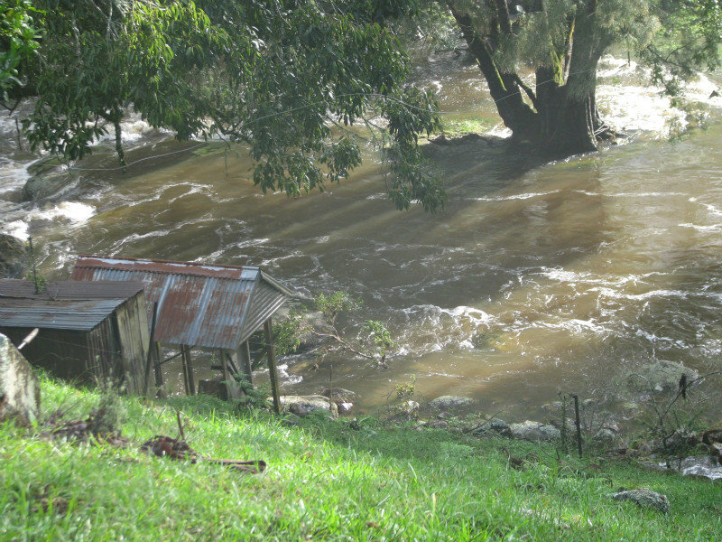 the swollen Kangaroo River