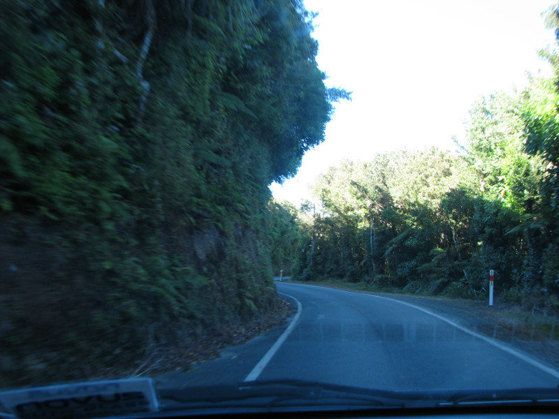 curving roads barely clinging to the hillside
