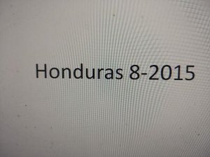 Honduras 8-2015