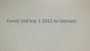 Family 2nd trip to Vietnam 1-2012 Tet Nham Thin