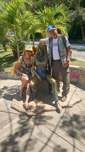 12-13-2023 Buzios, Brazil at Brigutte Bardot Statue