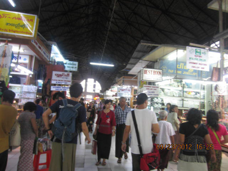 Boge Aung San market( Boge is Suu Kyi' Farther)