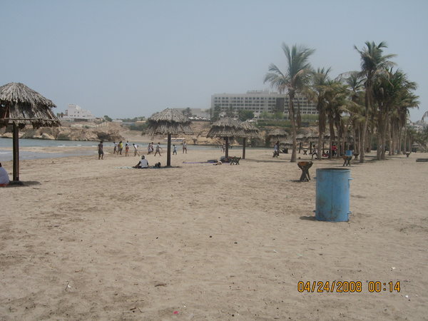 Oman beach in the Arabian sea