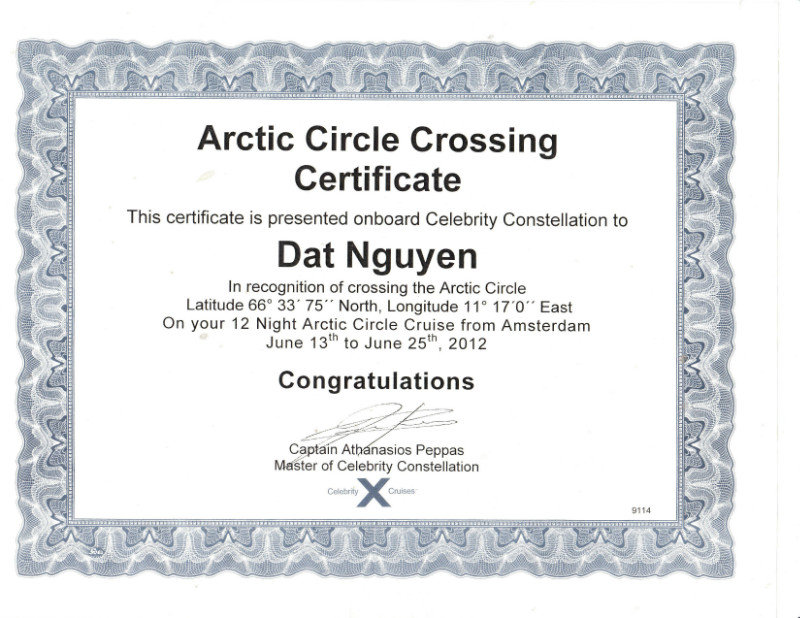 Arctic Circle Crossing Certificate 6-25-2012