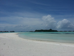 Paradise Island in Maldives