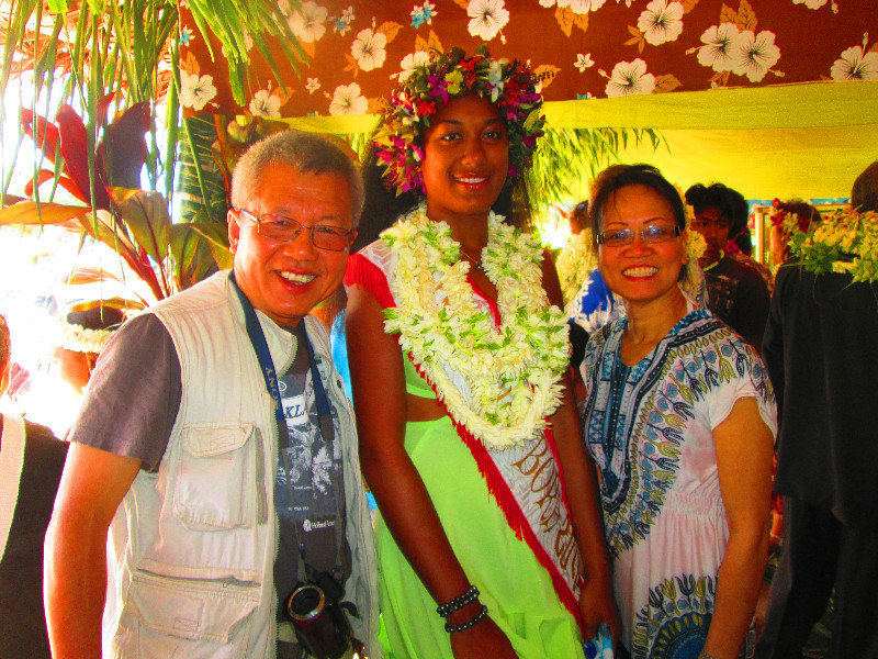 Tren trang hoa cua Miss Bora Bora