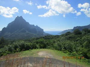 Moorea from Belvedere Mountain lookout