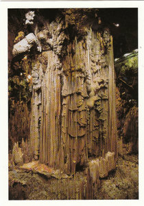 The stalagmites in the Rarja caves: The World biggest