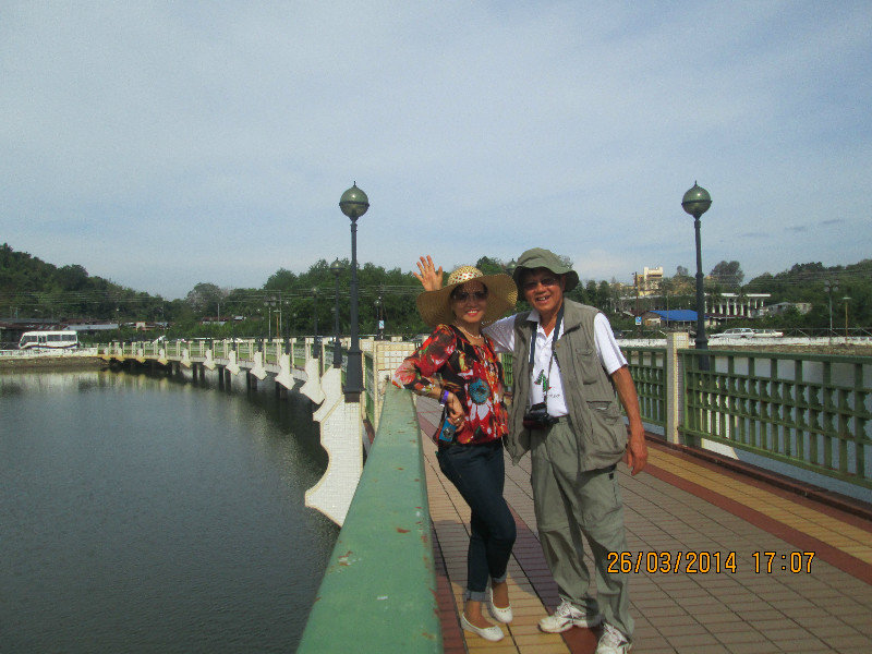 The Kampung Ayer water village, the world largest