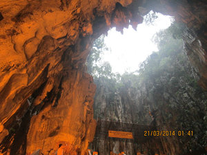 Inside the Batu Cave