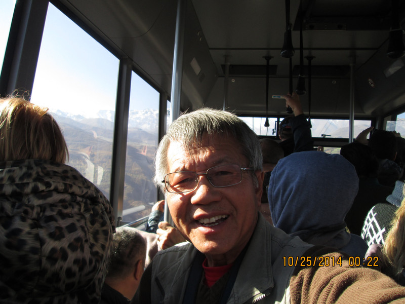 Inside cable Car dai nhat the gioi