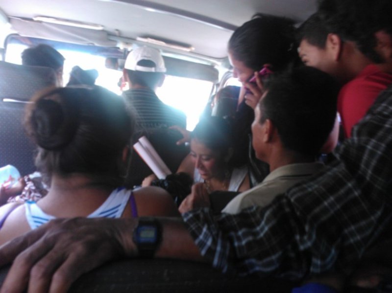 Met de bus in Guatemala