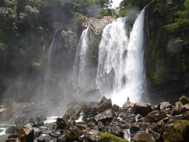 Nauyaca Waterfall - the first one.