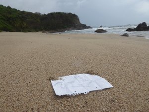 With the treasure map to the secret beach