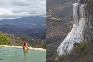 Natural Infinity Pool and Flowstone Waterfalls
