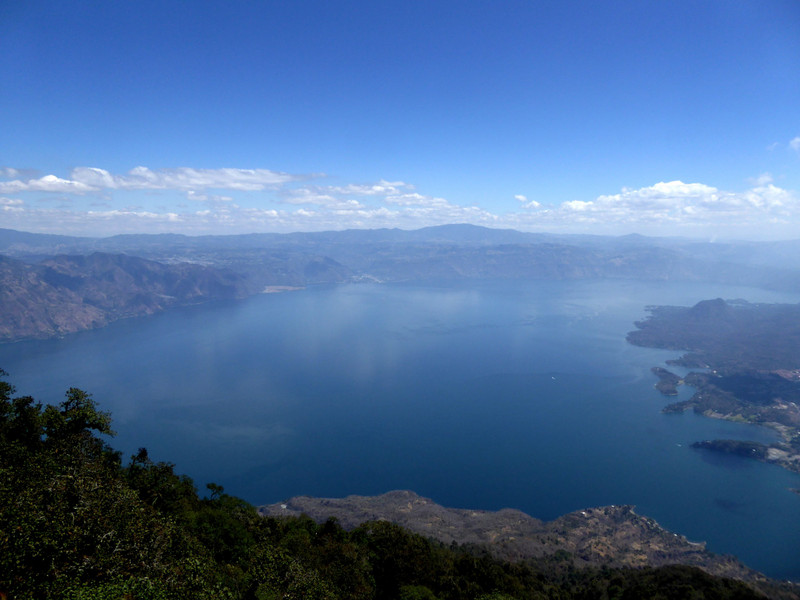 The reward, Lago Atitlan from above!