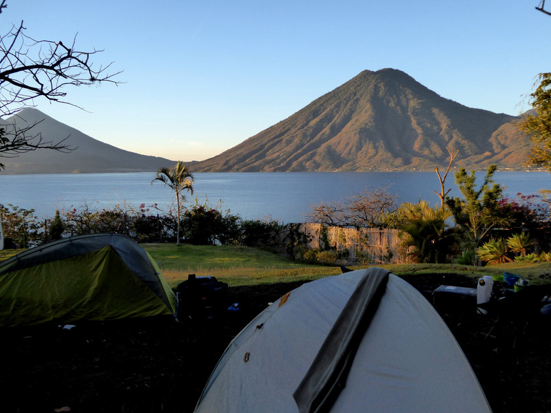 It was hard to leave this view of Lago Atitlan.