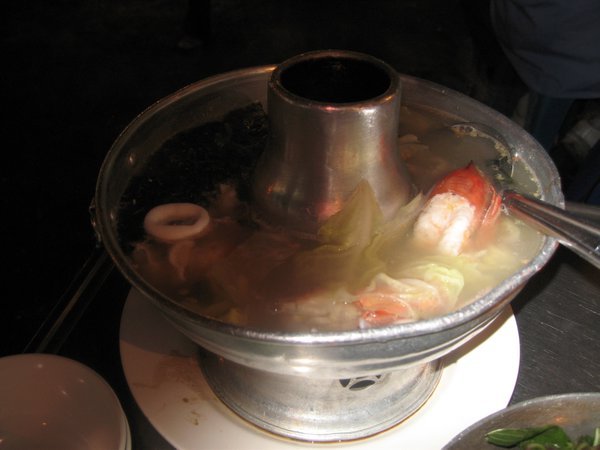 seafood hot pot