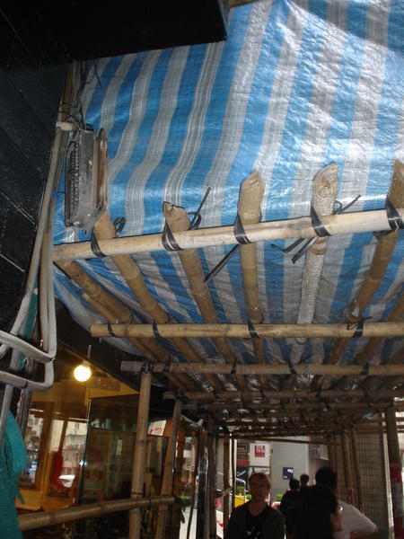 Hong Kong scaffolding