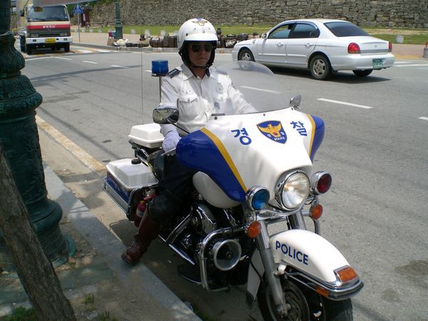One of the local officers