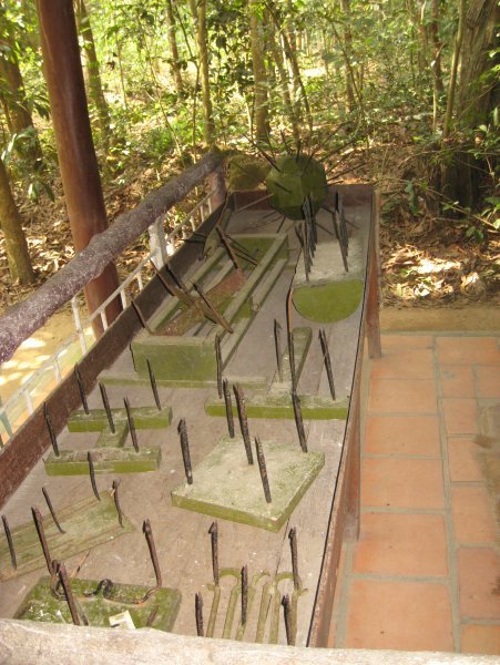 Some of the Viet Cong booby traps