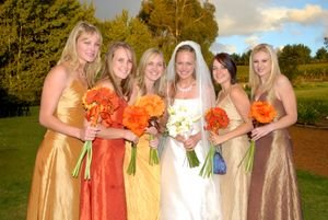 Cath and the bridesmaids