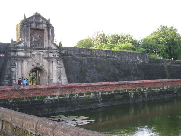 Surrounding walls of Fort Santiago