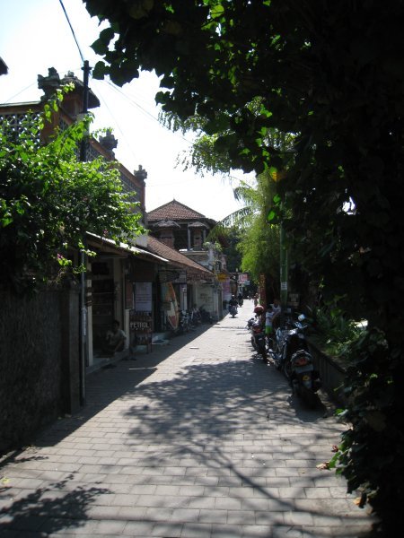 Side streets of Kuta