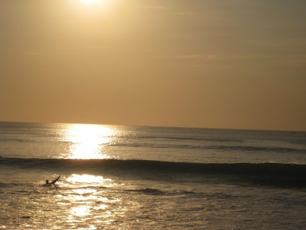Sunset surf at Dreamlands