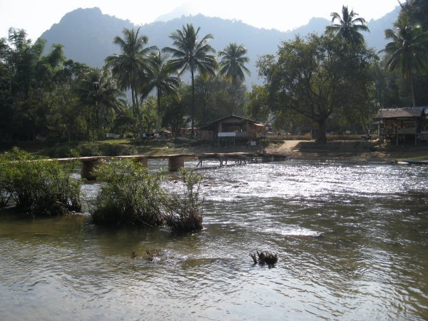 A local village on the river