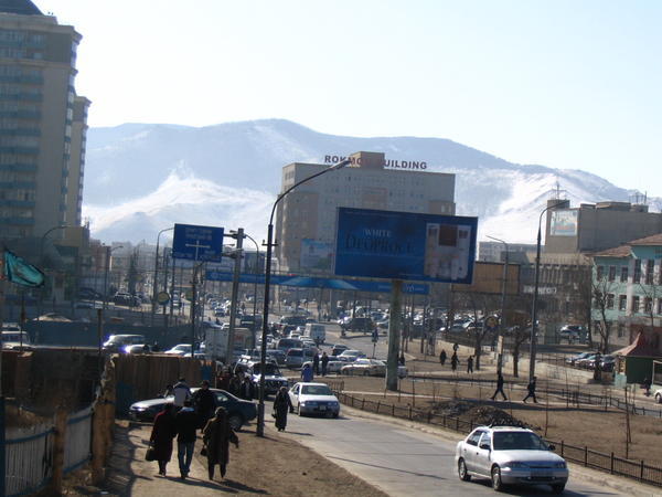 The roads of Ulaan Baator
