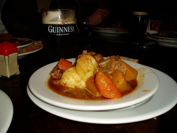 Irish Stew and Guiness