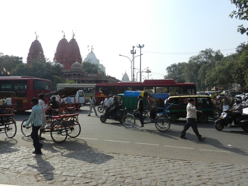 Jain tempel tegenover fort