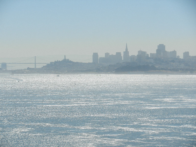 San Francisco skyline, in nevelen gehuld