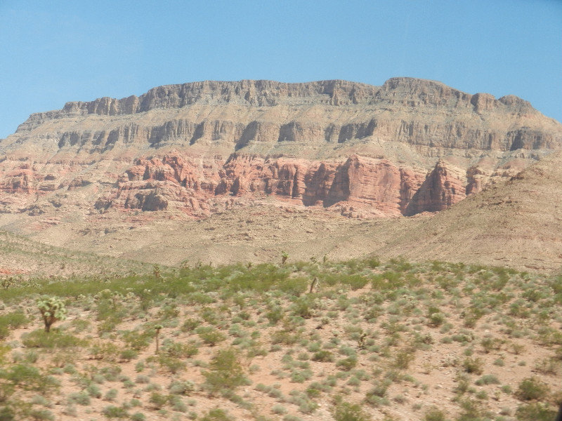 Overgang van woestijn naar canyon country