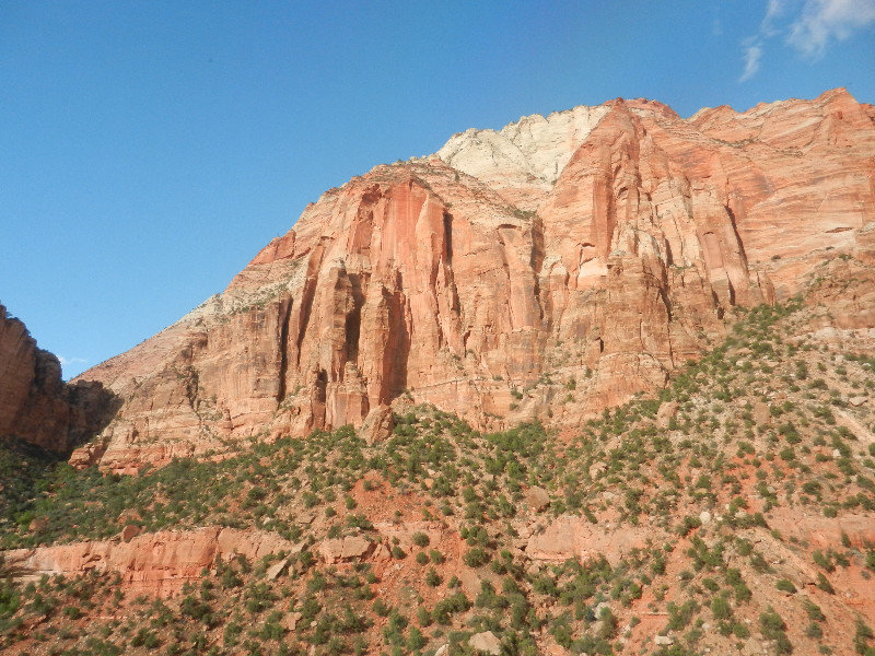 Typische rode Navajo sandstone