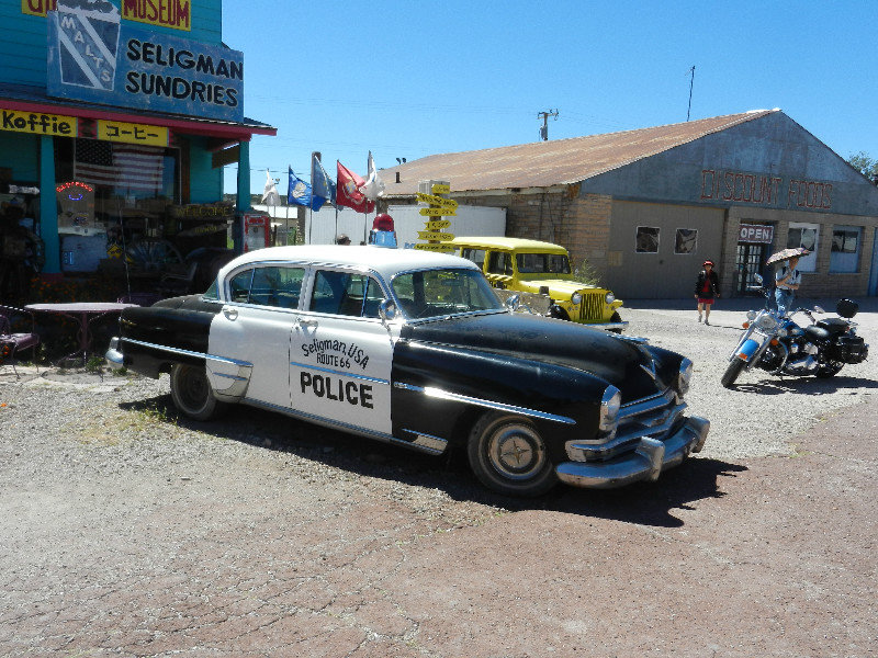 Ouderwetse police car