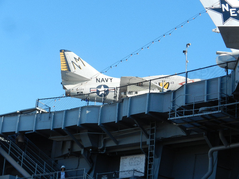 A-4 Skyhawk op de USS Midway