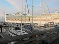 Groot cruiseship bij Fisherman's Wharf (1)