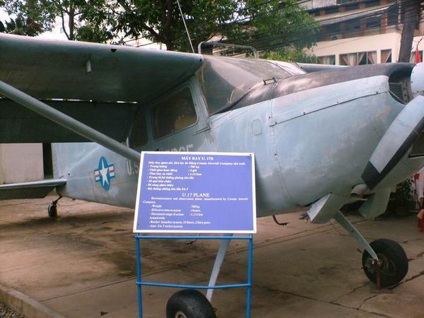 Cessna Recon plane at the War Crimes Museum