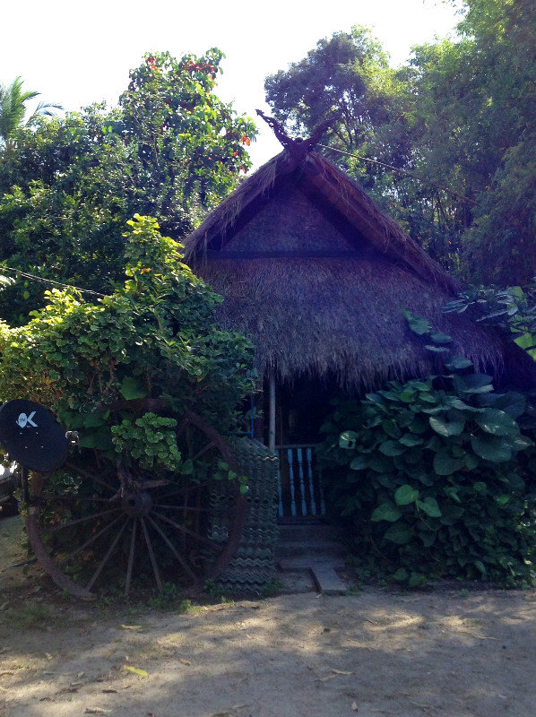 Traditional house, with satellite